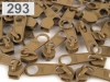Slider for coil zippers 5mm nonlock 100pcs for footage of POL type