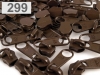 Slider for coil zippers 5mm nonlock 100pcs for footage of POL type