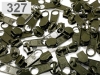 Slider for coil zippers 5mm nonlock 100pcs for footage of POL type