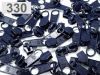 Slider for coil zippers 5mm nonlock 100pcs for footage of POL type