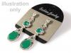 Earrings metal EVITA