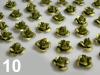 Rose Ø12mm metal cca 950-1000pcs EXCELLENT