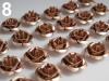 Rose Ø15mm metal cca 950pcs EXCELLENT
