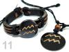 Pendant and bracelet set 2pcs SIGNS OF ZODIAC