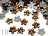 Flower plastic Ø11mm for stitching 2000pcs ZZ silver basis
