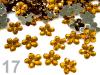 Flower plastic Ø11mm for stitching 2000pcs ZZ silver basis