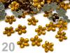 Flower plastic Ø11mm for stitching 2000pcs ZZ silver basis
