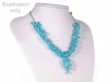Necklace, earrings and bracelet KAMILA