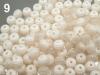 Plastic beads bullet Ø8mm with stripe 1000pcs