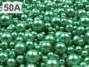 Waxed pearls colour MIX size cca Ø4-12mm 100g glass