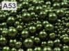 Waxed pearls colour MIX size cca Ø4-12mm 100g glass