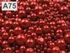 Waxed pearls colour MIX size cca Ø4-12mm 100g glass
