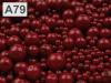 Waxed pearls colour MIX size cca Ø4-12mm 100g glass