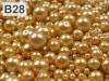Waxed pearls colour MIX size cca Ø4-12mm 100g glass