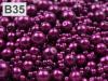 Waxed pearls colour MIX size cca Ø4-12mm 100g glass