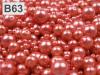 Waxed pearls colour MIX size cca Ø4-12mm 100g glass