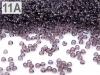 Seed bead glass unicolour TRANSPARENT 3mm package 450g