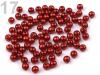 Beads GLANCE plastic bullets Ø 4mm 10g waxed 
