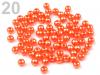 Beads GLANCE plastic bullets Ø 4mm 10g waxed 