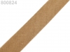 Bias binding cotton width 14mm folded CZECH MADE