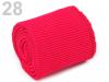 Elastic  knitted fabric polyester set CZECH MADE "ravelling courses"