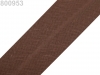 Bias binding cotton width 30mm folded CZECH MADE