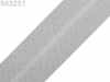 Bias binding cotton width 30mm folded CZECH MADE