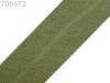 Bias binding cotton width 30mm folded CZECH MADE