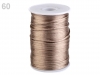 Cord Ø2mm satin, coil on bobbin in a range  90-95m