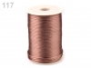 Cord Ø2mm satin, coil on bobbin in a range  90-95m