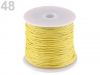 Cord cotton  Ø1mm coil 20 - 30m waxed