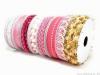 Set of decorative ribbons, braids, elastics 8pcs/1,8m