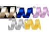 Satin ribbon double-faced width 24mm, bobbins by 40m