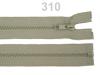 Zipper vislon 5mm open-end 50cm (jacket)