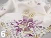 Christmas table cloth 85x85cm with embroidery