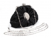 Festive Handbag SATIN rhinestone decoration 2nd Quality CZECH MADE