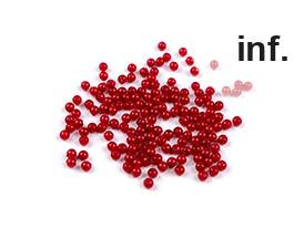 Plastic Beads / Imitation Pearls Glance Ø4 mm