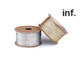 Christmas Flat Lurex String / Cord width 1.2 mm