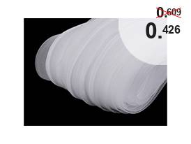 Nylon Continuous Zipper No 3, Transparent, for Bedding, Pillows