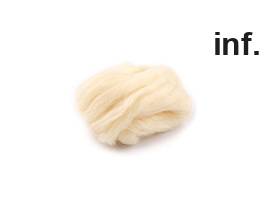 Wool Fleece Roving 5 g combed