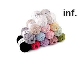 Chenille knitting yarn Emily 100 g