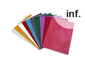 Craft Foam Sheets Moosgummi with Glitter 20x30 cm