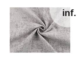 Decorative upholstery fabric with chenille structure