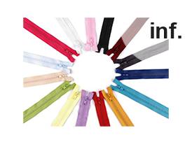 Plastic Zipper No 5, length 70 cm jacket