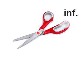 Tailor's Shears Marlen, Serrated length 21 cm