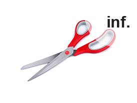 Tailor's Shears Marlen, Serrated length 25 cm