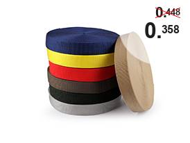 Polypropylene webbing / strap, width 38 mm thickness 2 mm