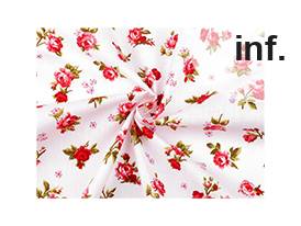 Cotton Fabric / Canvas Rose