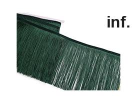 Fringe, shiny, width 18 cm
