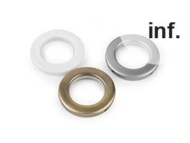 Snap grommet for curtains and drapes, internal Ø42 mm